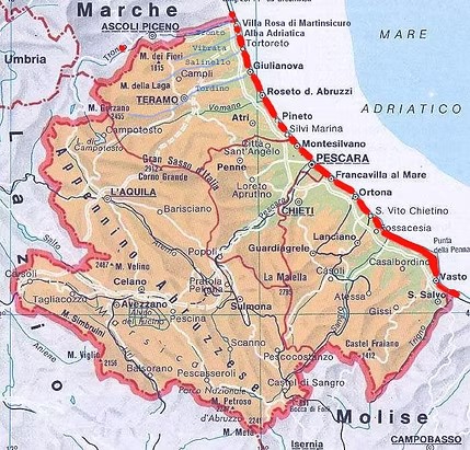 La ciclovia dei Trabocchi